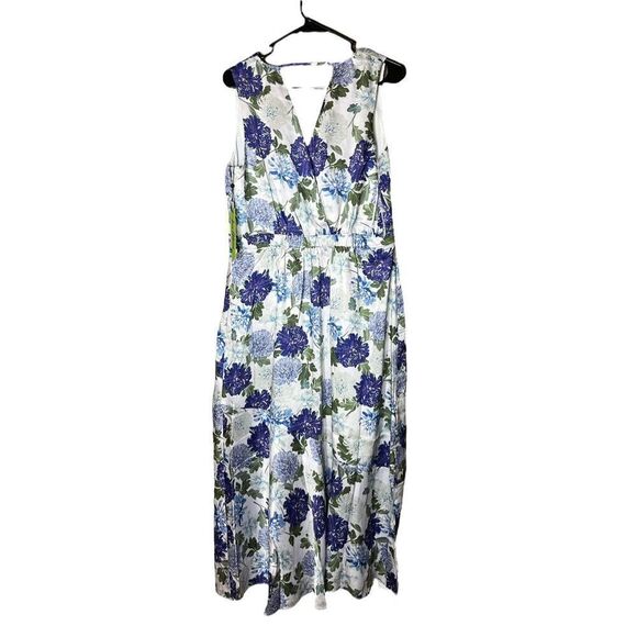 Sam Edelman Women’s Floral Print Maxi Dress Size Large - Picture 8 of 11